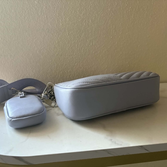 Steve Madden Pastel Violet Shoulder & Crossbody Bag & Coin Purse Set - NWT - Picture 6 of 13